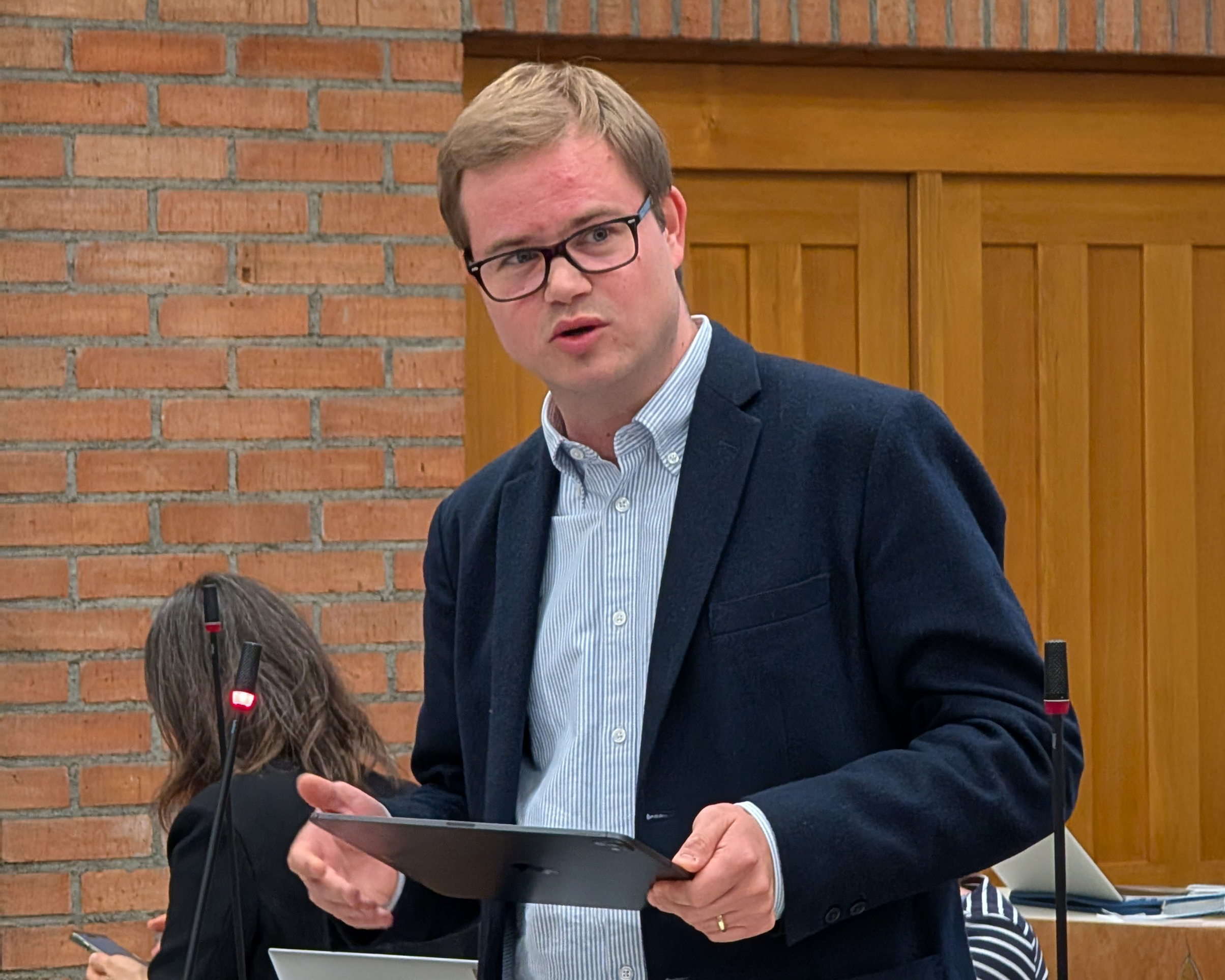 Bei der Arbeit im Kantonsrat